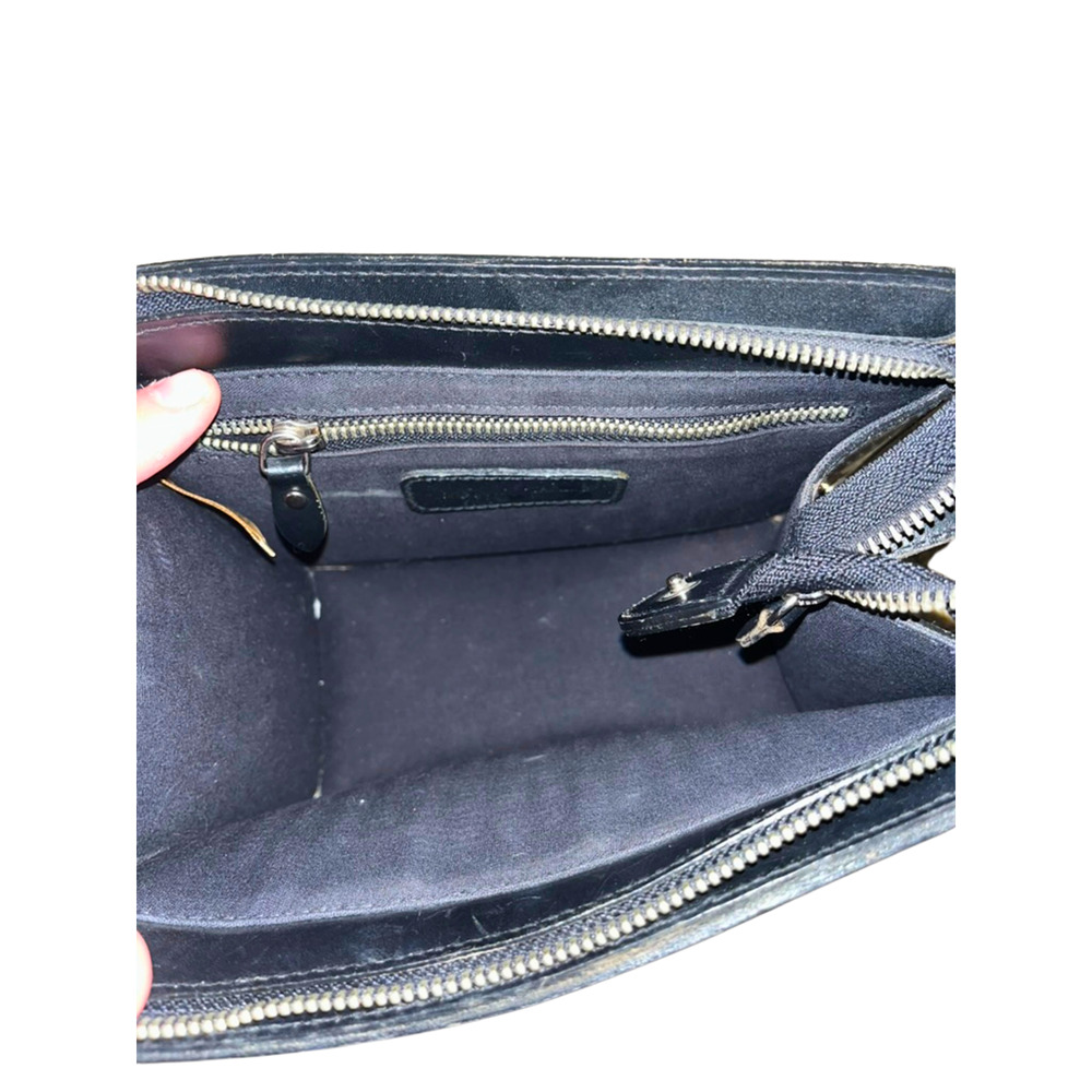 Ralph Lauren Black and Tan Shoulder Bag - Picture 6 of 12